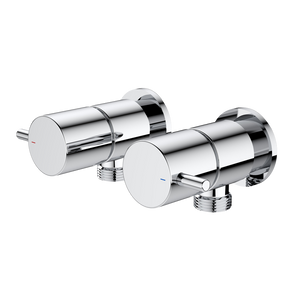 Luna Lever Washing Machine Set Chrome Lead Free - Chrome