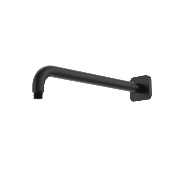 Luna Right Angle Shower Arm Black