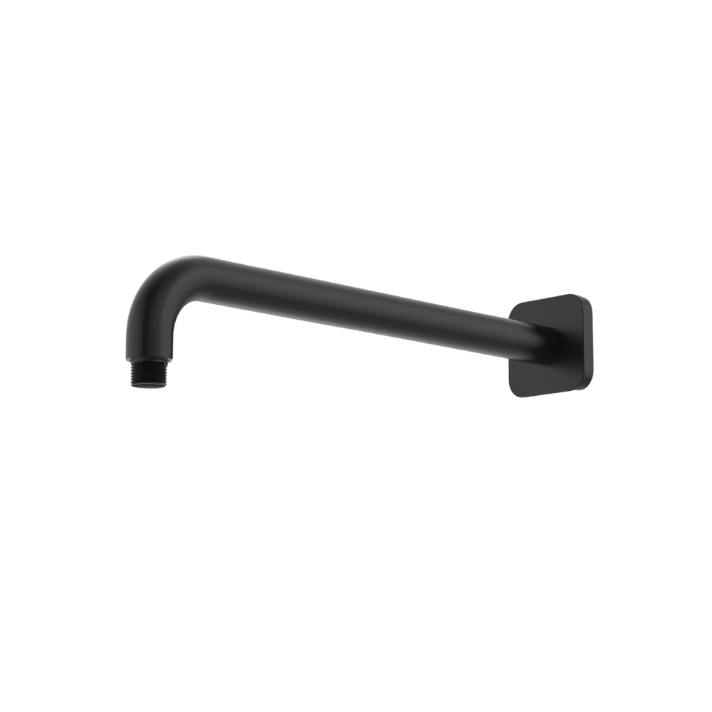 Luna Right Angle Shower Arm Black