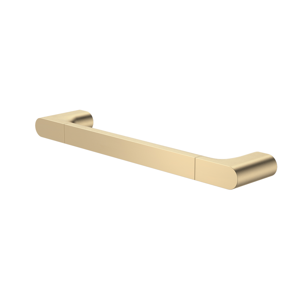 Urbane II Universal Rail Straight 400mm Brushed Brass