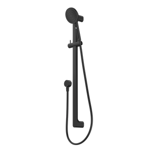 Urbane II Universal Rail Shower Black - Matte Black