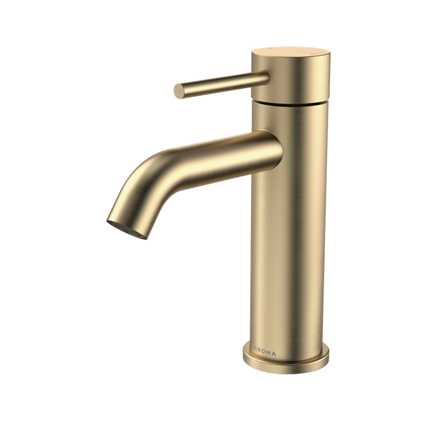 Liano II Basin Mixer Brushed Brass
