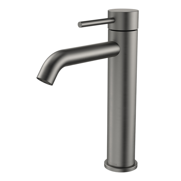 Liano II Mid Tower Basin Mixer Gunmetal Lead Free