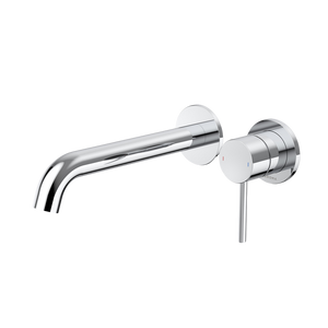Liano II 210mm Wall Basin/Bath Mixer and Outlet Chrome Lead Free - Chrome