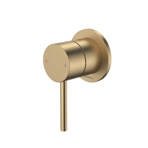 Liano II Bath / Shower Mixer Round Cover Plate Brushed Brass - Brushed Brass