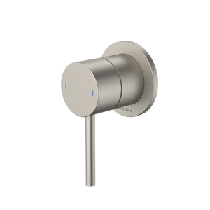 Liano II Bath / Shower Mixer Round Cover Plate Brushed Nickel - Brushed Nickel