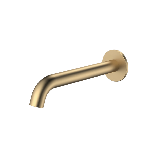 Liano II 210mm Basin/Bath Outlet Round Brushed Brass Lead Free