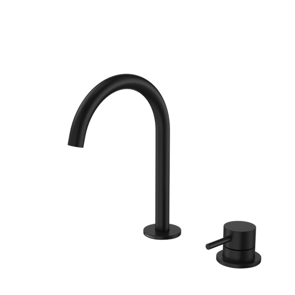 Liano II Hob Basin Mixer Set 160mm Matte Black