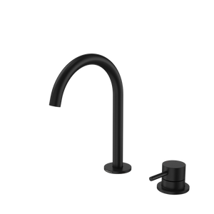 Liano II Hob Basin Mixer Set 160mm Matte Black - Matte Black