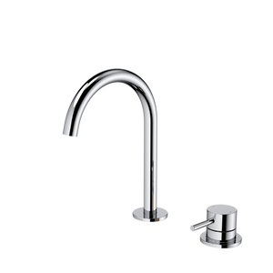 Liano II Hob Basin Mixer Set 160mm Chrome - Chrome