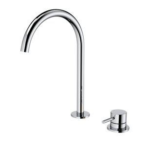 Liano II Hob Basin/Sink Mixer Set 200mm Chrome - Chrome