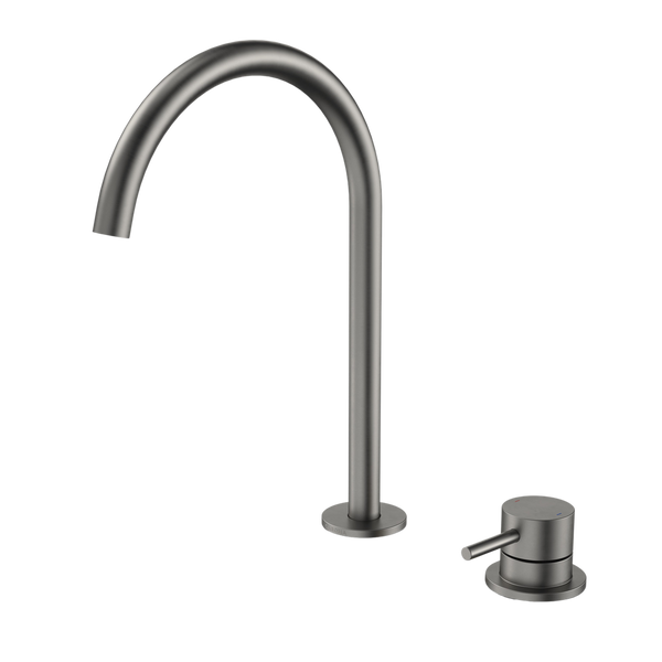 Liano II Hob Basin/Sink Mixer Set 200mm Gunmetal