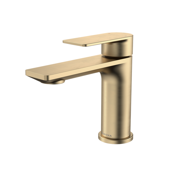 Urbane II Basin Mixer Brushed Brass Lead Free