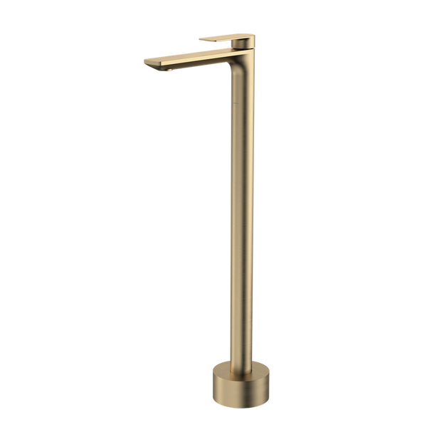 Urbane II Freestanding Bath Filler Brushed Brass