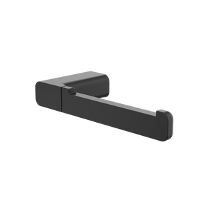 Luna Toilet Roll Holder Black - Satin Black