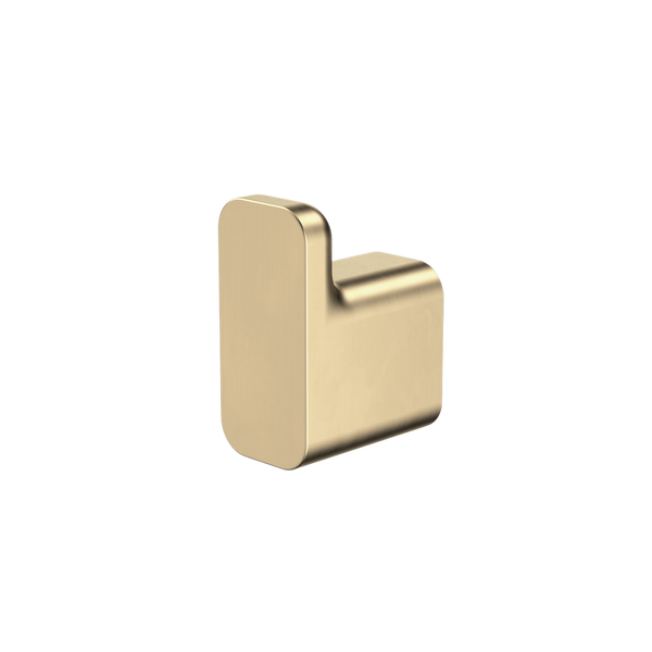 Luna Robe Hook Brushed Brass