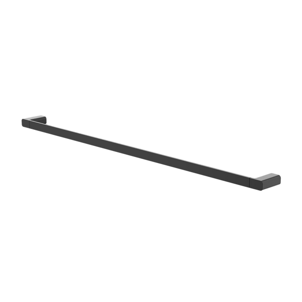 Luna Single Towel Rail 930mm Black