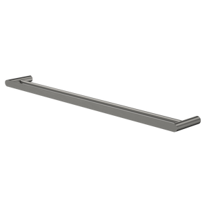 Urbane II 825mm Double Towel Rail Gunmetal - Gunmetal