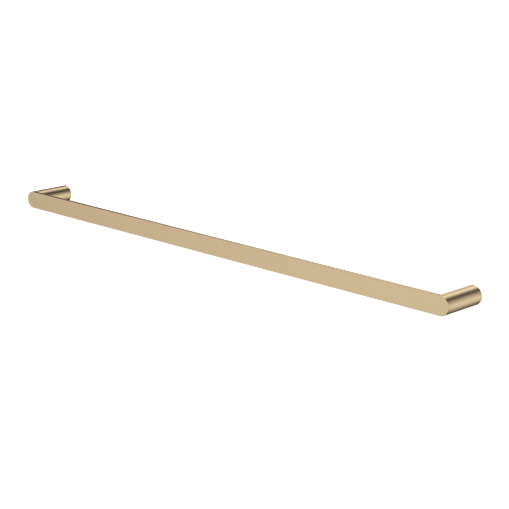 Urbane II 825mm Single Towel Rail Brushed Brass