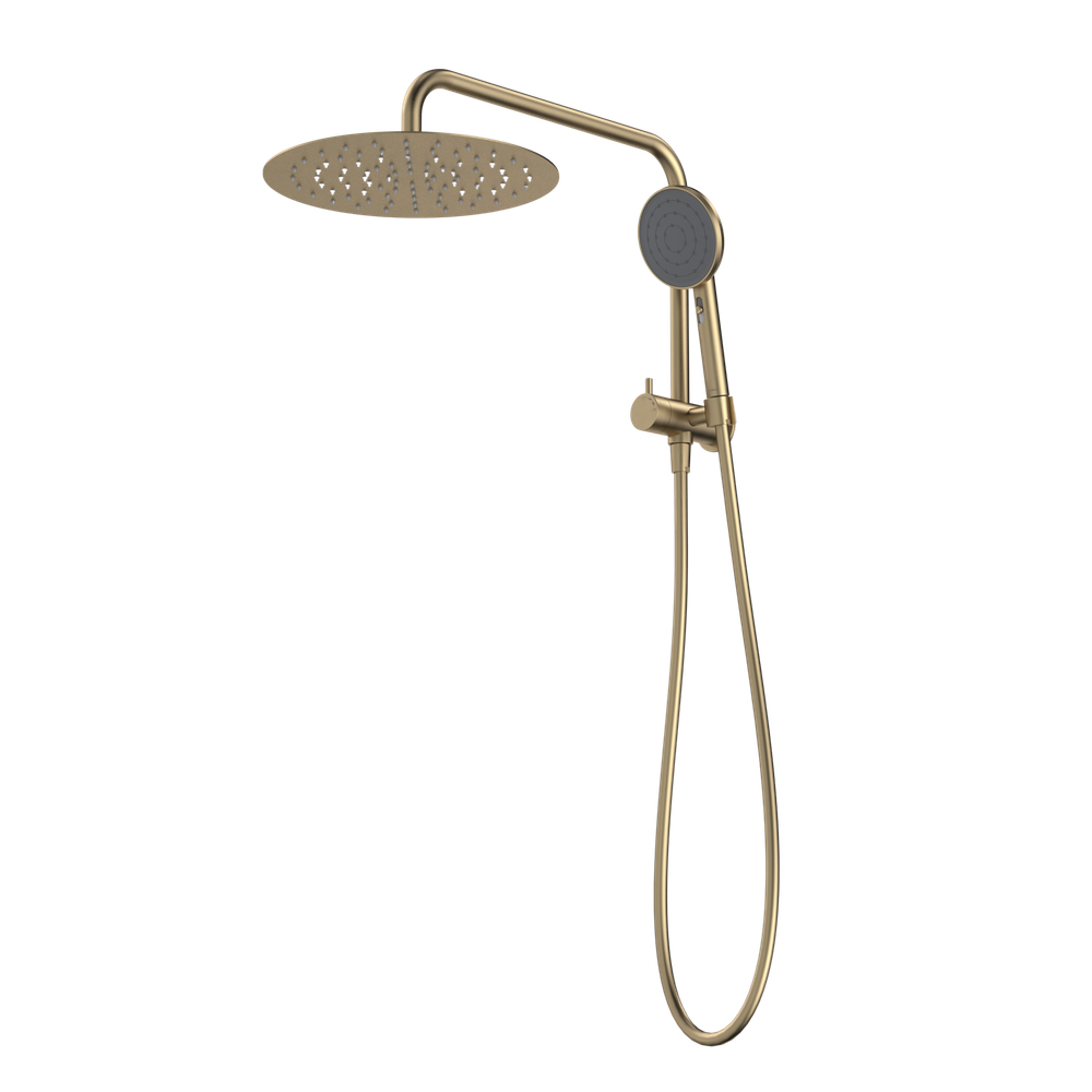 Urbane II Compact Twin Shower Brushed Brass