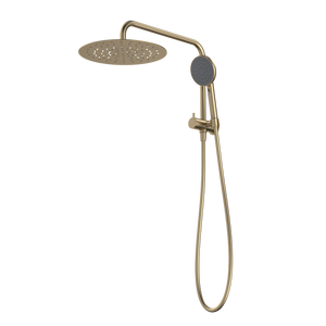 Urbane II Compact Twin Shower Brushed Brass - Brushed Brass