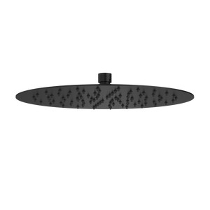 Urbane II 300mm Round Rain Shower Matte Black - Matte Black