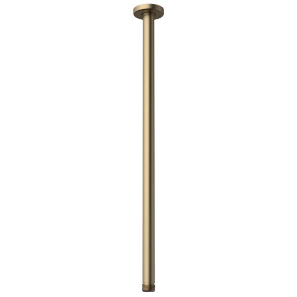 Urbane II 500mm Ceiling Shower Arm Brushed Brass