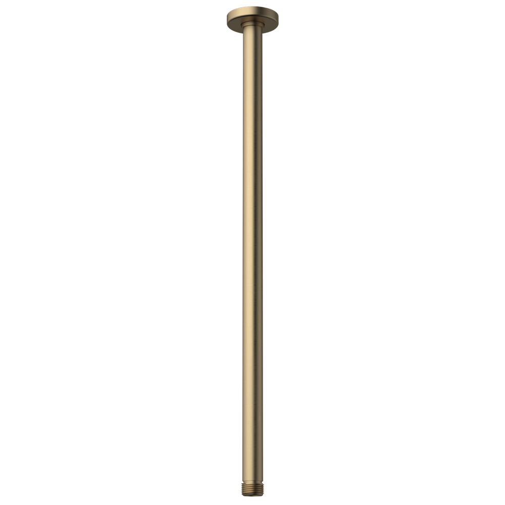 Urbane II 500mm Ceiling Shower Arm Brushed Brass