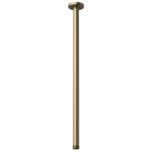 Urbane II 500mm Ceiling Shower Arm Brushed Brass - Brushed Brass
