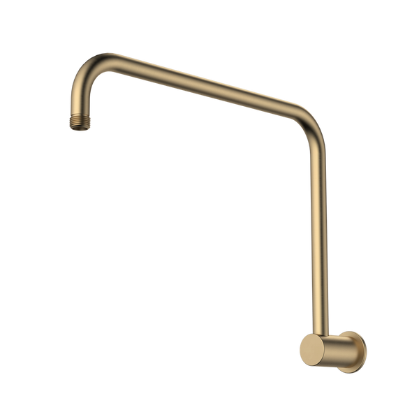 Urbane II 460mm Upswept Shower Arm Brushed Brass
