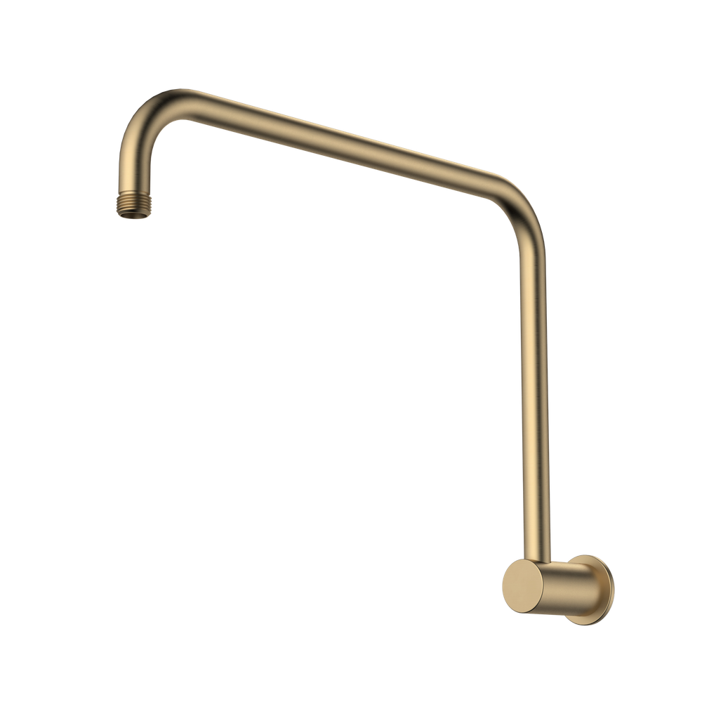 Urbane II 460mm Upswept Shower Arm Brushed Brass