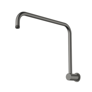 Urbane II 460mm Upswept Shower Arm Gunmetal - Gunmetal
