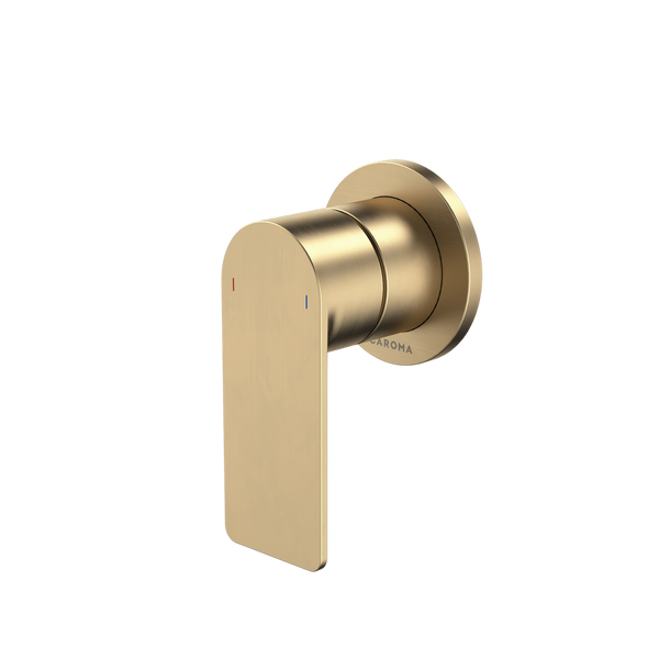 Urbane II Bath/Shower Mixer Round Cover Plate Brushed Brass