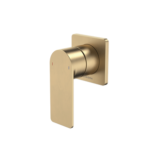 Urbane II Bath/Shower Mixer Square Cover Plate Brushed Brass - Brushed Brass