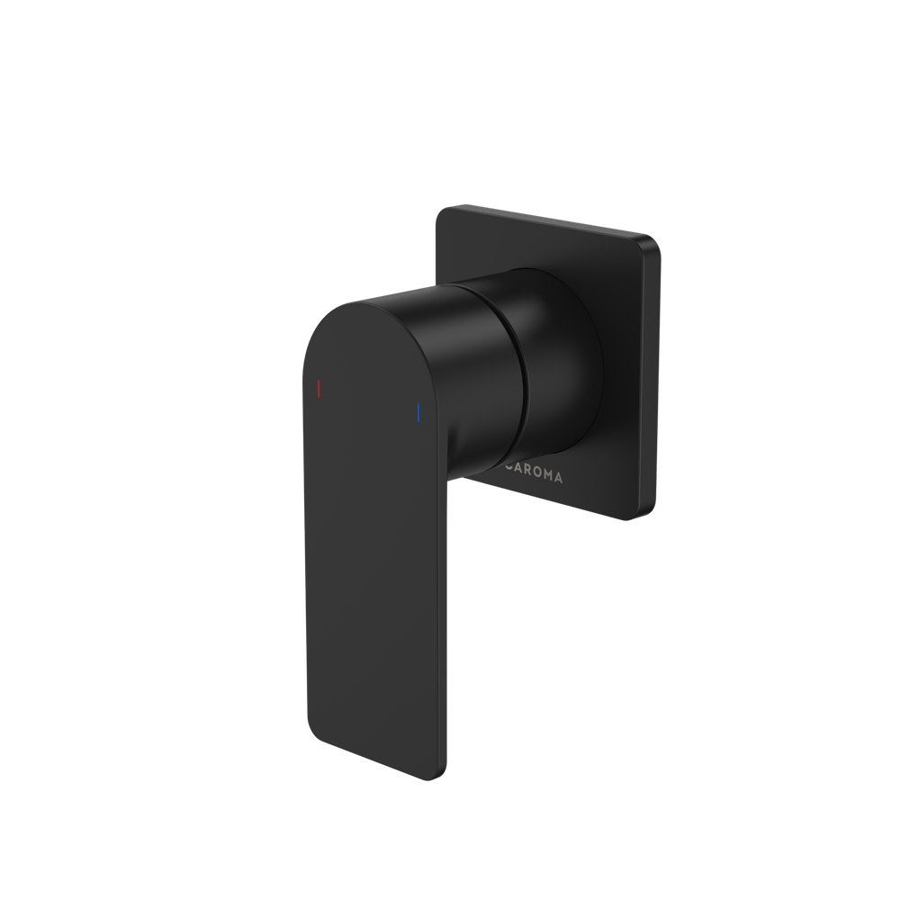 Urbane II Bath/Shower Mixer Square Cover Plate Matte Black