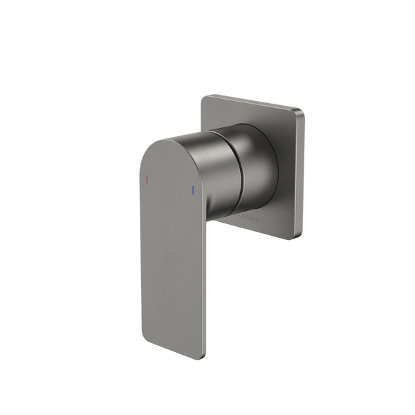 Urbane II Bath/Shower Mixer Square Cover Plate Gunmetal