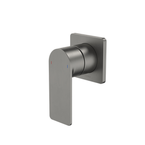 Urbane II Bath/Shower Mixer Square Cover Plate Gunmetal - Gunmetal