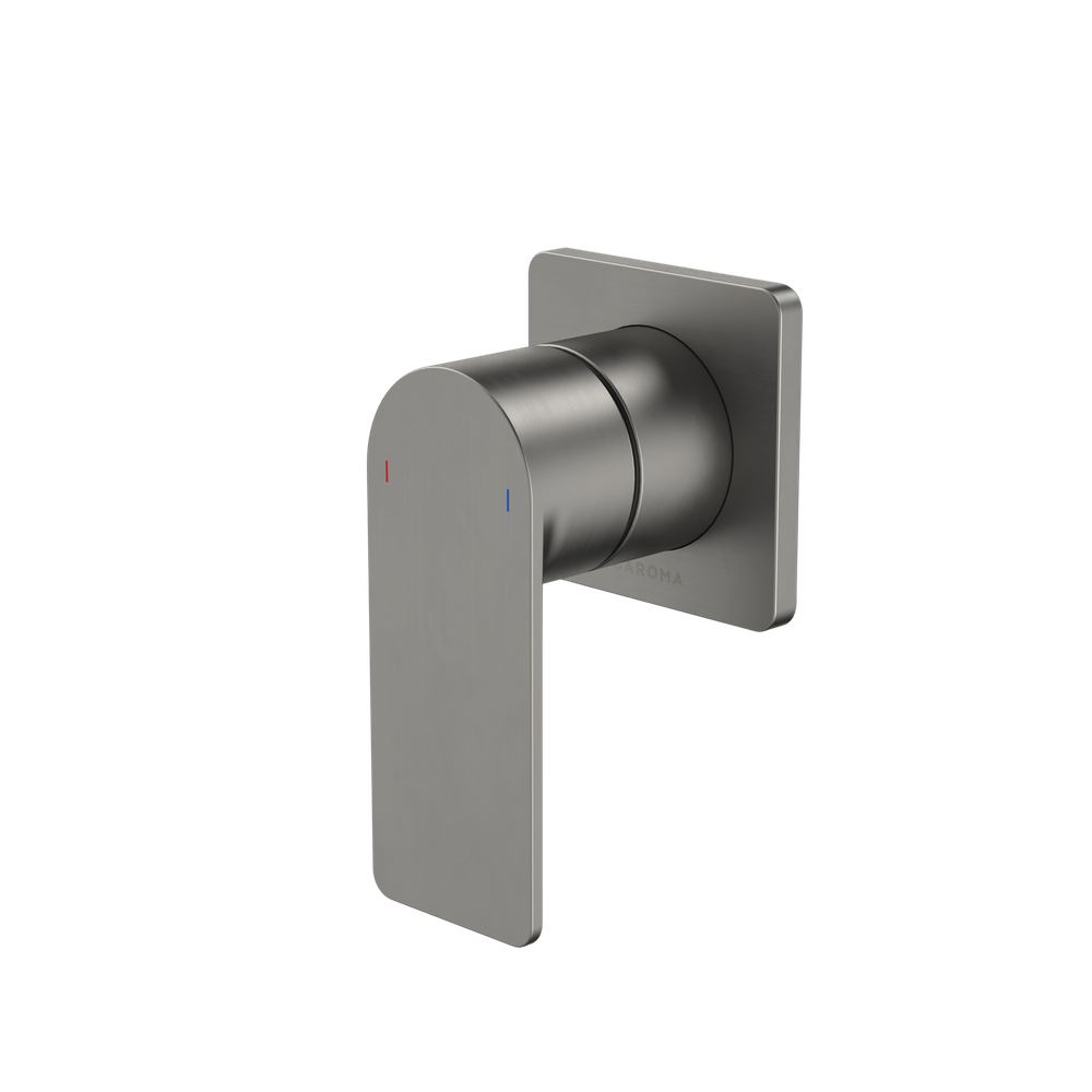 Urbane II Bath/Shower Mixer Square Cover Plate Gunmetal