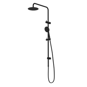 Urbane II Rail Shower with 200mm Overhead Matte Black - Matte Black