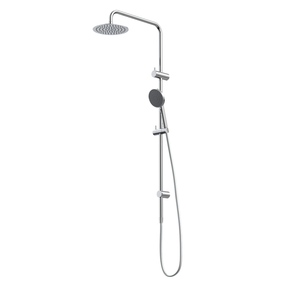 Urbane II Rail Shower with 200mm Overhead Chrome