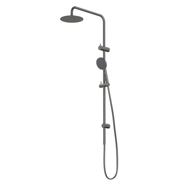 Urbane II Rail Shower with 200mm Overhead Gunmetal