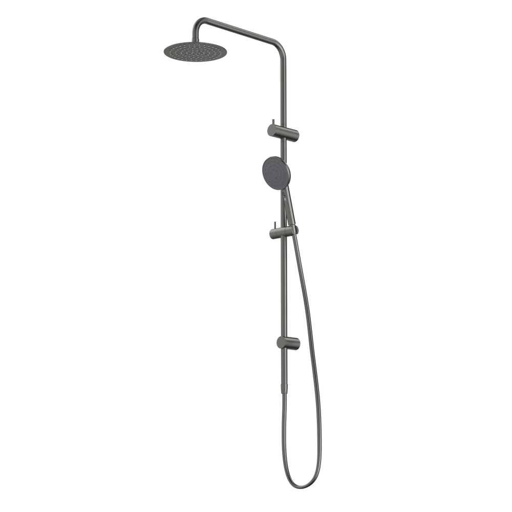 Urbane II Rail Shower with 200mm Overhead Gunmetal