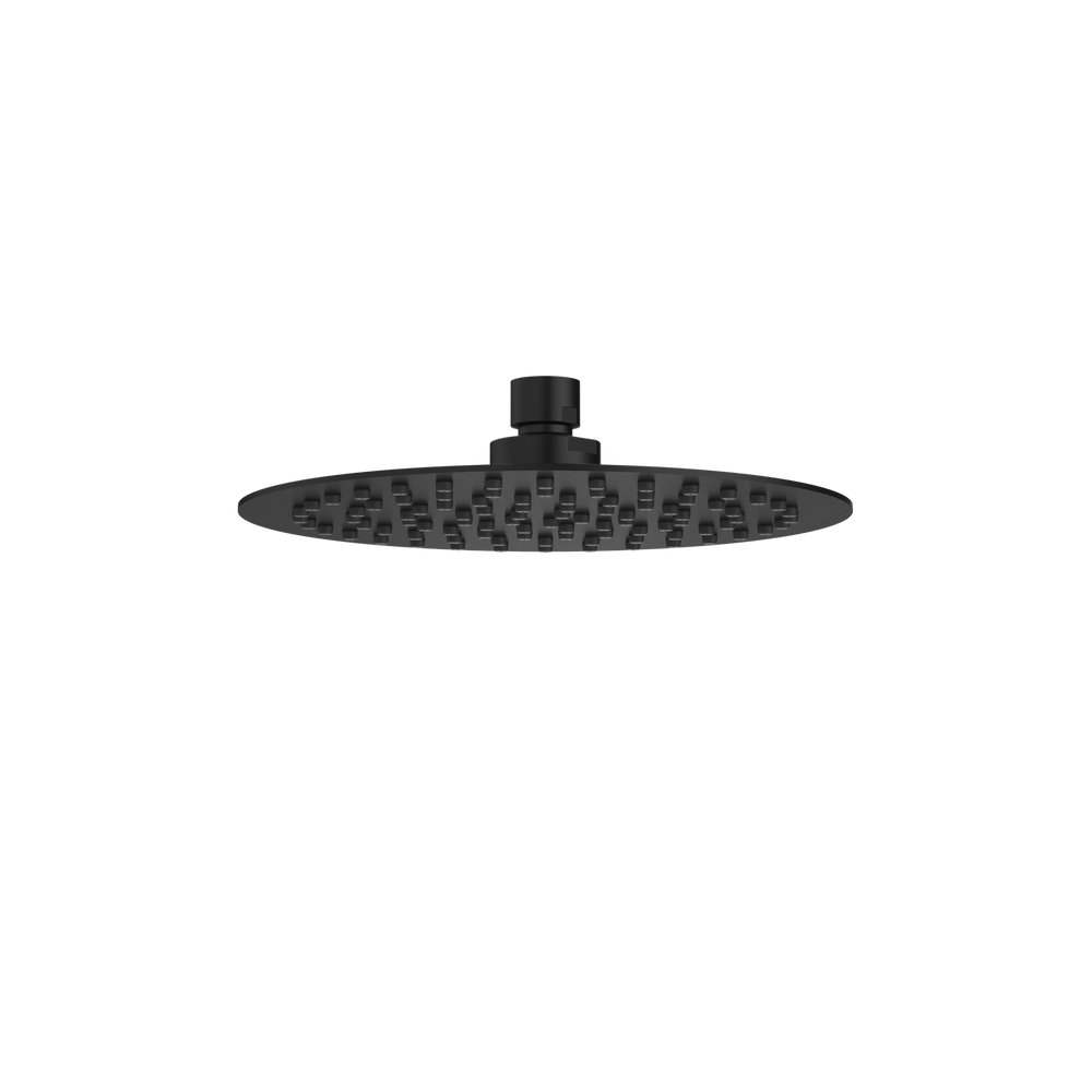 Urbane II 200mm Round Rain Shower Matte Black