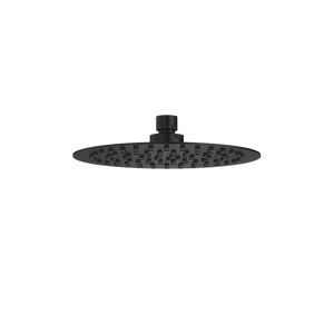 Urbane II 200mm Round Rain Shower Matte Black - Matte Black