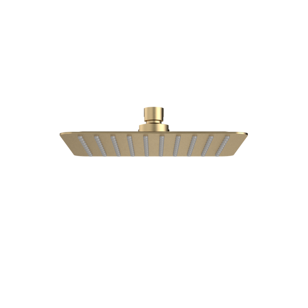 Urbane II 200mm Square Rain Shower Brushed Brass