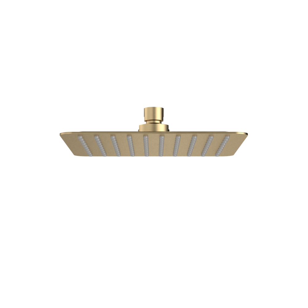 Urbane II 200mm Square Rain Shower Brushed Brass