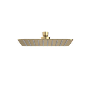 Urbane II 200mm Square Rain Shower Brushed Brass - Brushed Brass