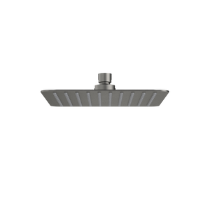 Urbane II 200mm Square Rain Shower Gunmetal - Gunmetal