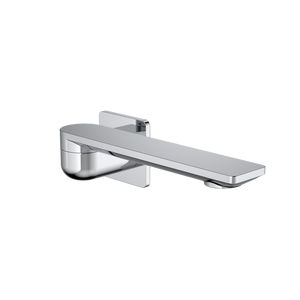 Urbane II 220mm Bath Swivel Outlet Square Cover Plate Chrome - Chrome