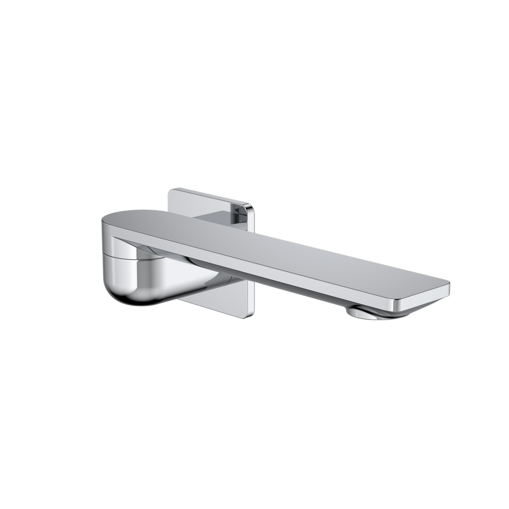 Urbane II 220mm Bath Swivel Outlet Square Cover Plate Chrome